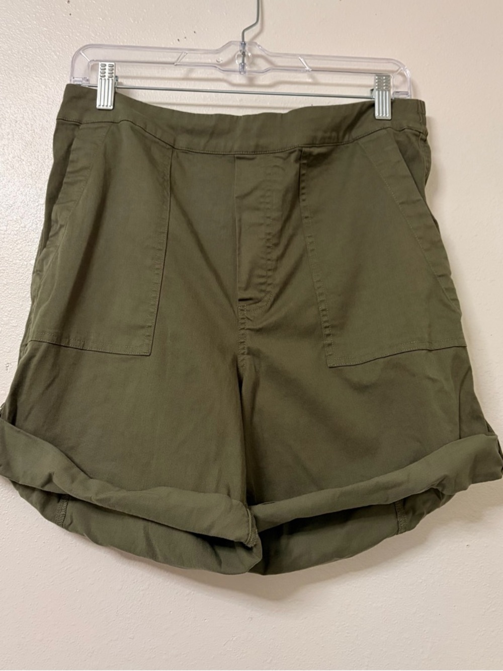 Soft Surrounding Forest Green Cargo Cotton Blend Women’s Shorts Medium